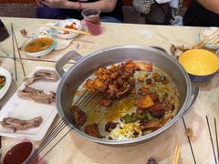 -尕有炕锅烤羊肉