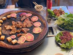 -老姐石板烧烤+铜炭火锅(总店)