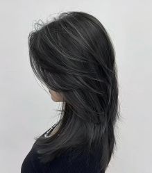 点击看大图 -藤野造型烫发染发