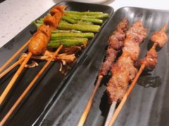 热气羊肉串-京韵胡同·酱香羊蝎子火锅涮肉(长寿路店)