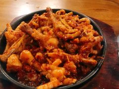 辣炒鸡爪-包装马车·韩国料理·포장마차