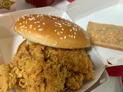 香辣鸡腿堡-肯德基(宁波万达店)