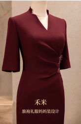-禾米旗袍妈妈装礼服定制(嘉业国贸店)