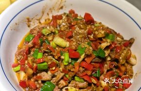 Liver and Pig Intestine Stir-fry