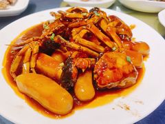 毛蟹炒年糕-建国328 本帮小馆·面馆