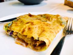 雞肉菜煎餅-舞素卷菜煎饼.糁汤(宽厚里店)
