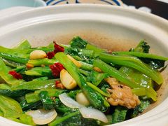 炝炒三原莴笋尖-长安大牌档之龙头酒肆(荣民龙首广场店)
