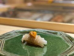 枪鱿鱼海胆寿司-鮨青(恒基名人购物中心店)