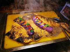金银蒜香烤鱼-探鱼·鲜青椒爽麻烤鱼(三水广场店)