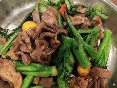 菜心炒鸡杂-启香鸡私房菜(湖景店)