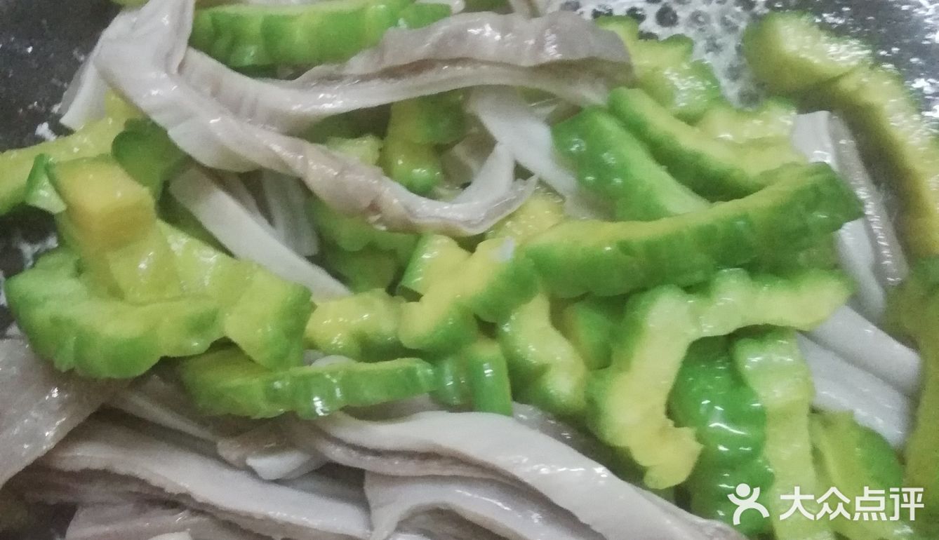 猪肚丝炒苦瓜