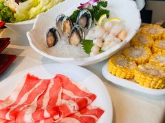 鲍鱼仔拼扇贝丁-纯味斑鱼府(中海环宇荟店)