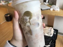 芋泥波波奶茶-喜茶(广州番禺奥园广场店)