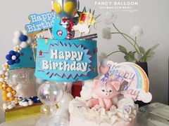 -卡比儿童蛋糕·心意定制·低脂零卡糖动物奶油FancyBALLOON(滨海店)