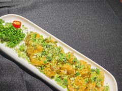 秋葵芦笋虾球-海趣餐厅·苏式家菜(高新店)