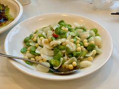 鸡头米青豆瓣炒百合-瑞福园联谊餐室(茂名南路店)