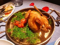 烤有机散养春鸡配小土豆-弦月窗LUNETTE BY AMANDA(复兴路店)