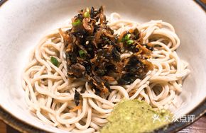 Plum Meat and Silver Fish Buckwheat Noodles