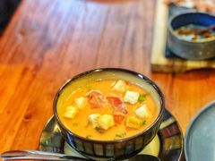 西班牙番茄冷汤配伊比利亚火腿-帕歌西班牙餐厅paco tapas