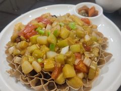 酸菜茄条扒莜面-紫泥369粗粮季(鼓楼店)