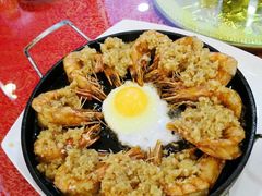 铁板虾扯蛋-地方名吃海鲜大馅蒸饺(北戴河店)