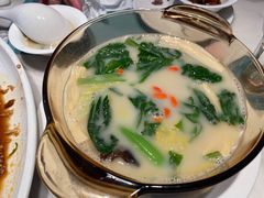 无油鱼汤腐竹煮时蔬-大树餐厅(益田假日店)