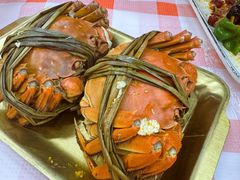 清蒸大闸蟹-津门小红坊海鲜·海胆水饺·夜宵(河西店)