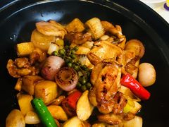 松茸煎焗鸡-九里云松·天香餐厅
