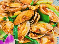 泰辣椒膏炒花甲-上楼私房菜(院士路店)