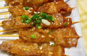 Pork Belly Wrapped in Lettuce (10 Skewers)