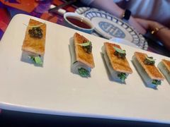 鱼子酱脆皮野菜松板肉-上海滩餐厅(BFC外滩金融中心店)