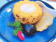 奶油雪贝南瓜汤-花开餐厅(环湖中路店)