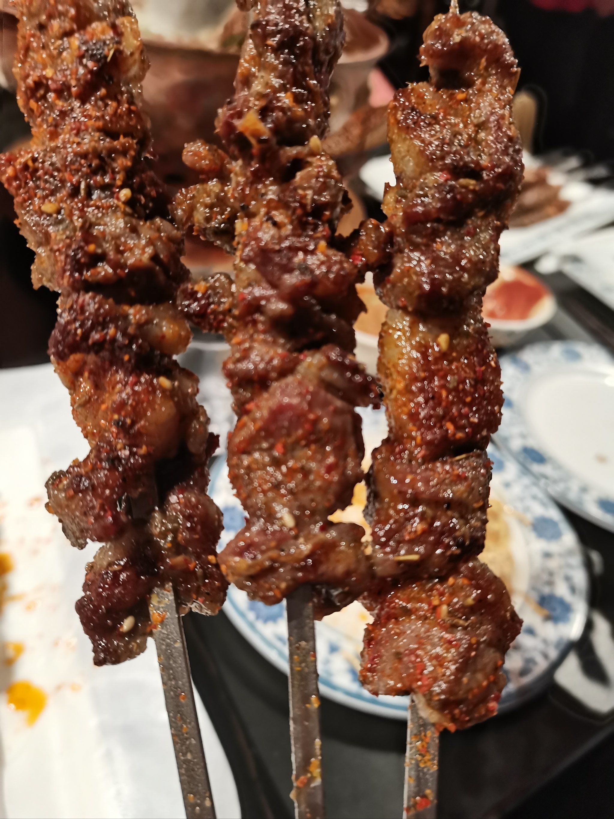烤羊肉串  羊肉串的诱惑