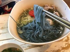 -蝶豆花蓝面条