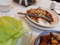 生菜虾松-老妈私房菜