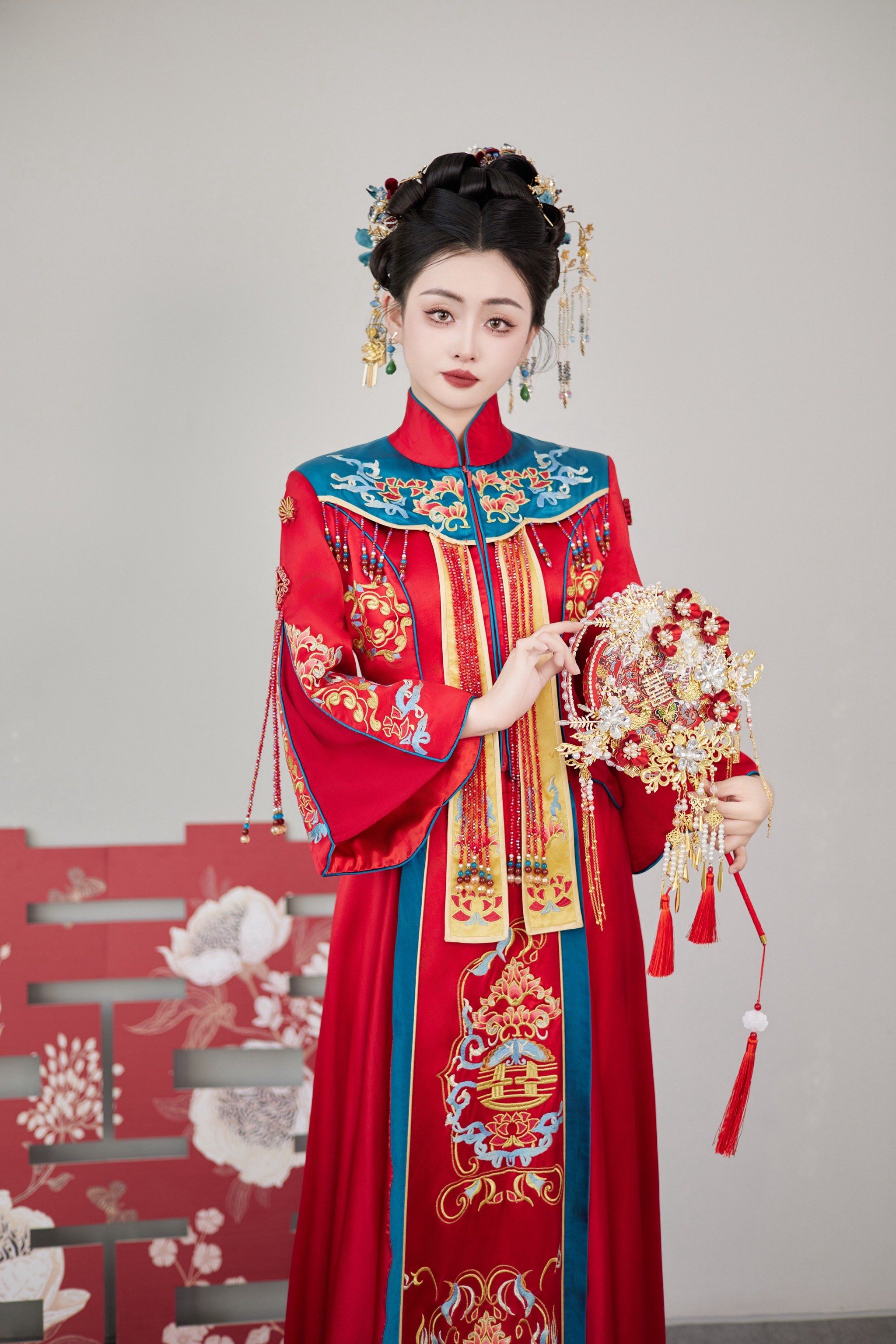 传统华服✨红金典雅/开封新娘