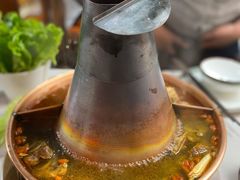 热气腾腾的羊蝎子火锅-香溢锅·铜锅涮肉·羊蝎子火锅(青秀万达店)