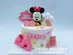 -卡比儿童蛋糕·心意定制·低脂零卡糖动物奶油FancyBALLOON(滨海店)