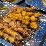 华店附近这家铜锅涮肉里面的烧烤也好好吃啊！ 