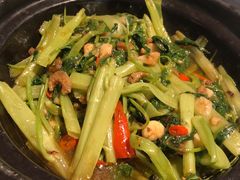 椒丝腐乳炒通菜-港丽餐厅(高德置地店)