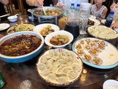 -东来菜馆•手抓海鲜家常菜•海鲜锅贴(鸽子窝店)