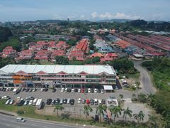 航拍-伍月花酒楼