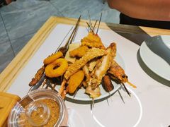 -绿岛港轩海鲜烤肉涮锅自助餐厅