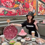 怂火锅厂的东西不仅好吃🤪连和厂长比腿我也输了