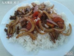 孜然炒肉盖浇饭-河州春清真西北特色美食(虎踞路店)