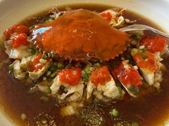 葱油蒸红膏蟹-玫瑰厅上海菜(兴国路店)