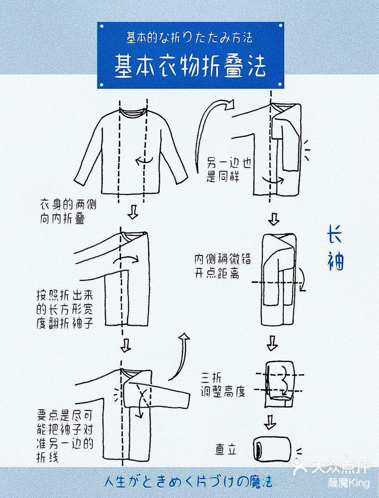 衣服的叠法与收纳图片