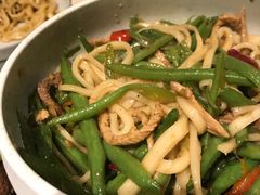 豆角丝炒肉拌转百刀-日上三甘(三里屯店)