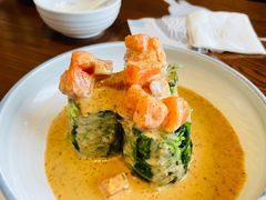 菠菜三文鱼-奕景小馆·地道大连菜(恒隆广场店)