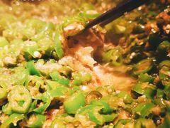 翡翠青椒烤黔鱼-烤匠麻辣烤鱼(环球中心店)